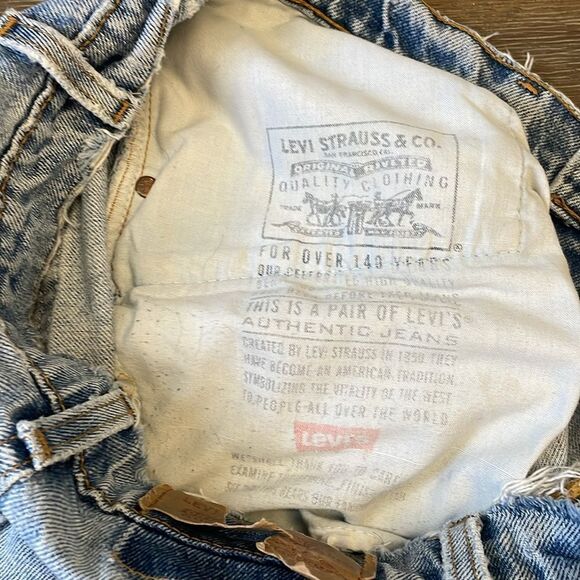 Levi's 560 Vintage 90's Loose Tapered Leg Jeans | medium wash | size W34L32 - Picture 10 of 11